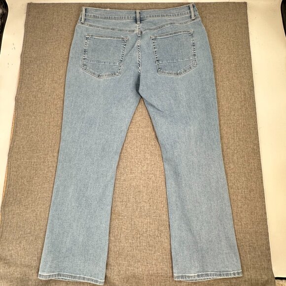 NEW! Mens Arizona Jean Advance Flex 360 Straight Jeans $50 Split Cut Knees 36X29 - Picture 11 of 13